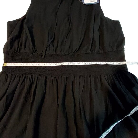 Universal Thread Womens Black Sleeveless Dress 2X Cotton Blend With Tags - Picture 7 of 13